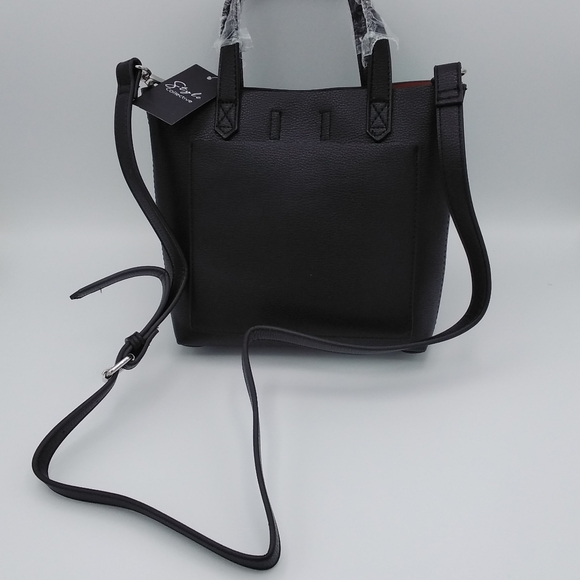 Style Collective Black Mini Tote/Crossbody Bag - Picture 3 of 10